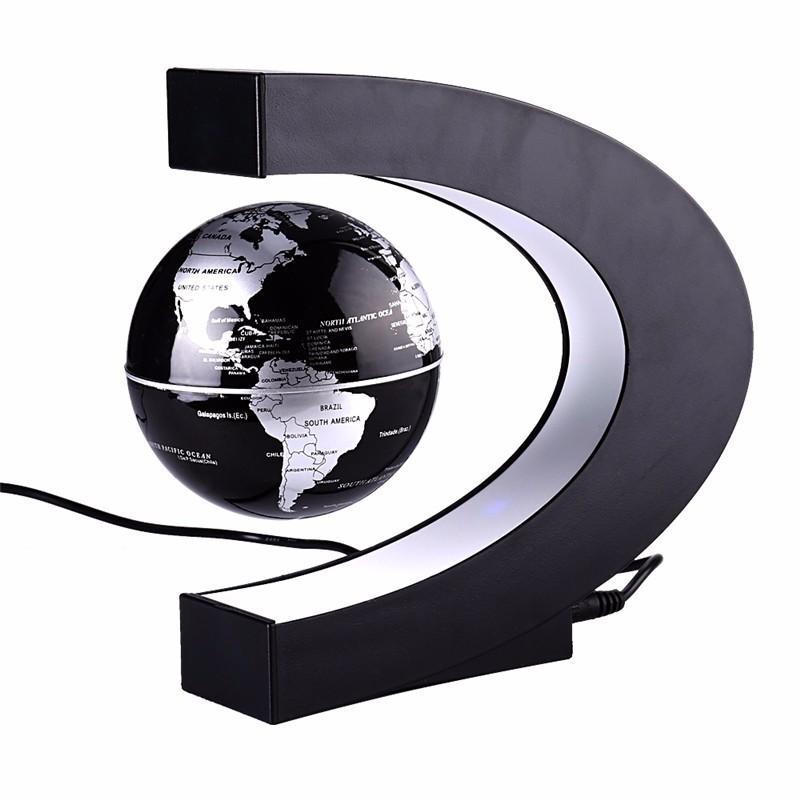 Premium Quality Antigravity Electronic Magnetic Levitation Floating Globe Magic Light With US Plug