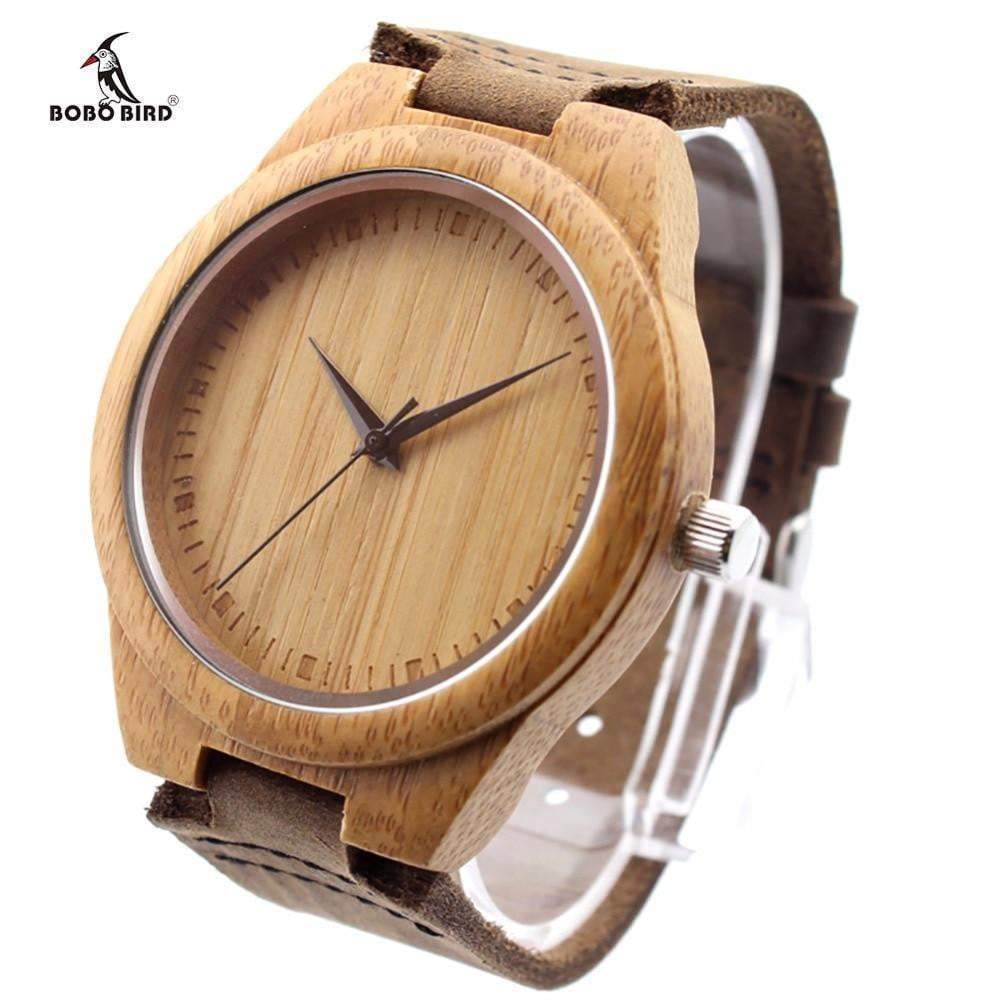 BOBO BIRD Unique Lover Natural Bamboo Wood Watches