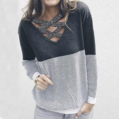 Reversible Hollow Out Knitted Sweater