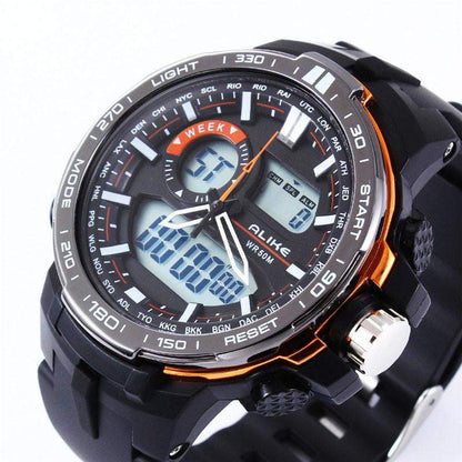 New Digital Watch Men Analog Sports Outdoor Quartz Wrist Military Watch