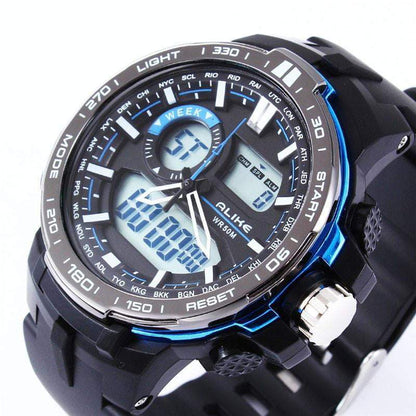 New Digital Watch Men Analog Sports Outdoor Quartz Wrist Military Watch