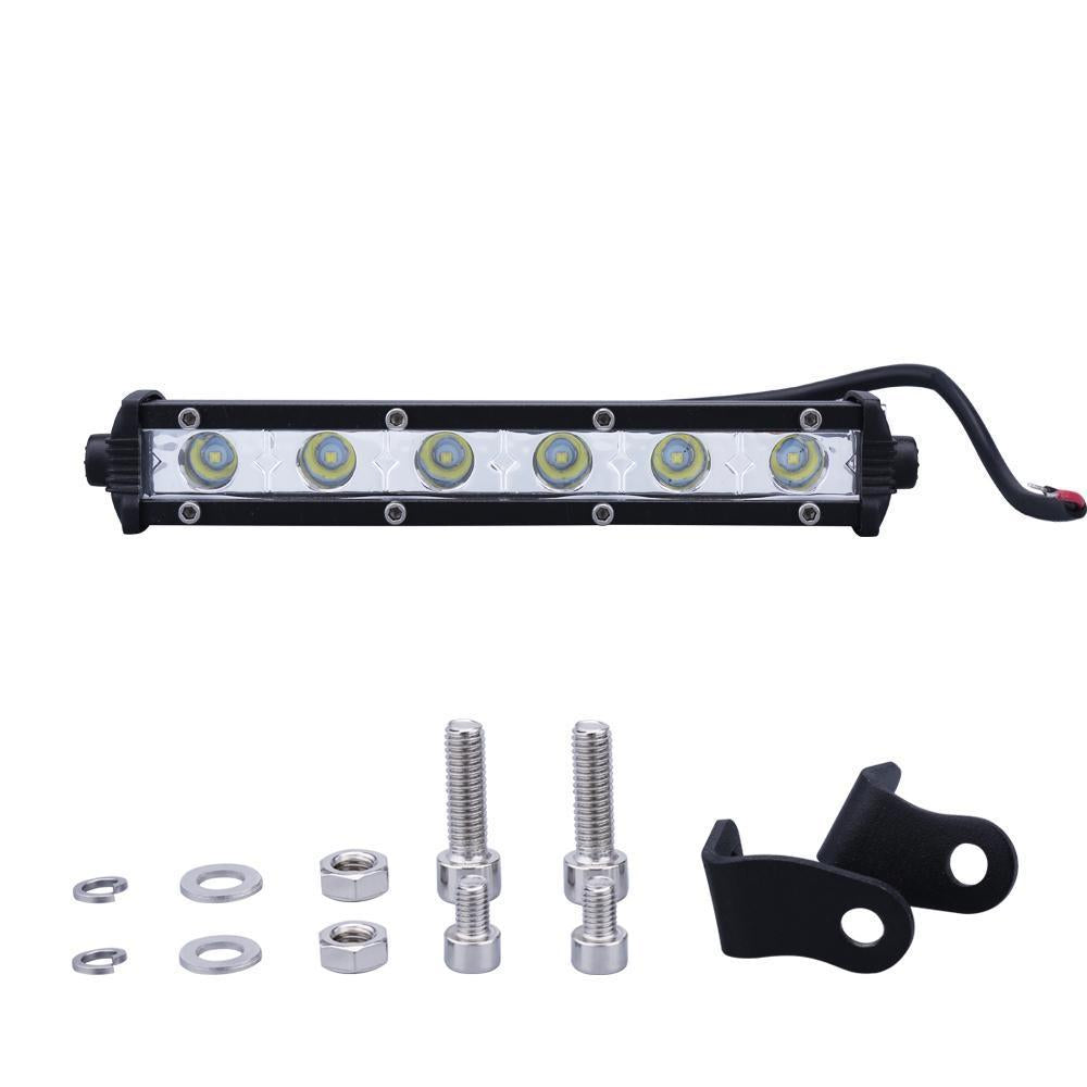 6 inch 24W Single row LED Light Bar Waterproof Offroad Cars