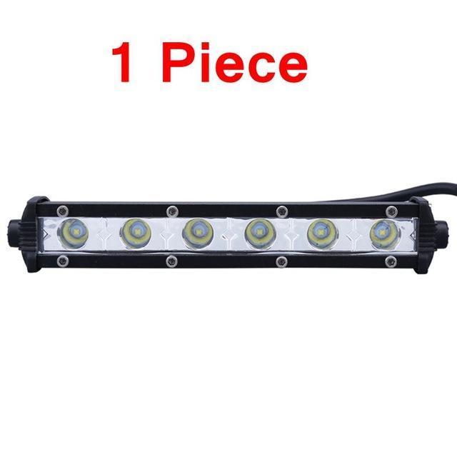6 inch 24W Single row LED Light Bar Waterproof Offroad Cars