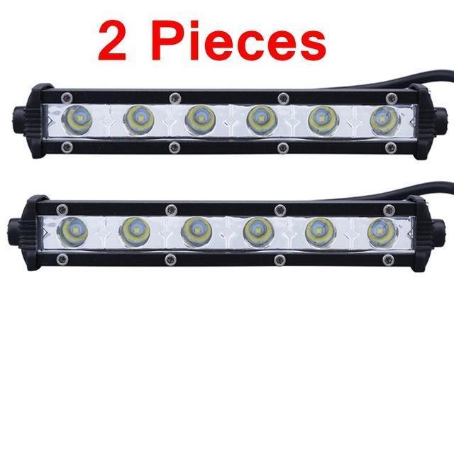 6 inch 24W Single row LED Light Bar Waterproof Offroad Cars