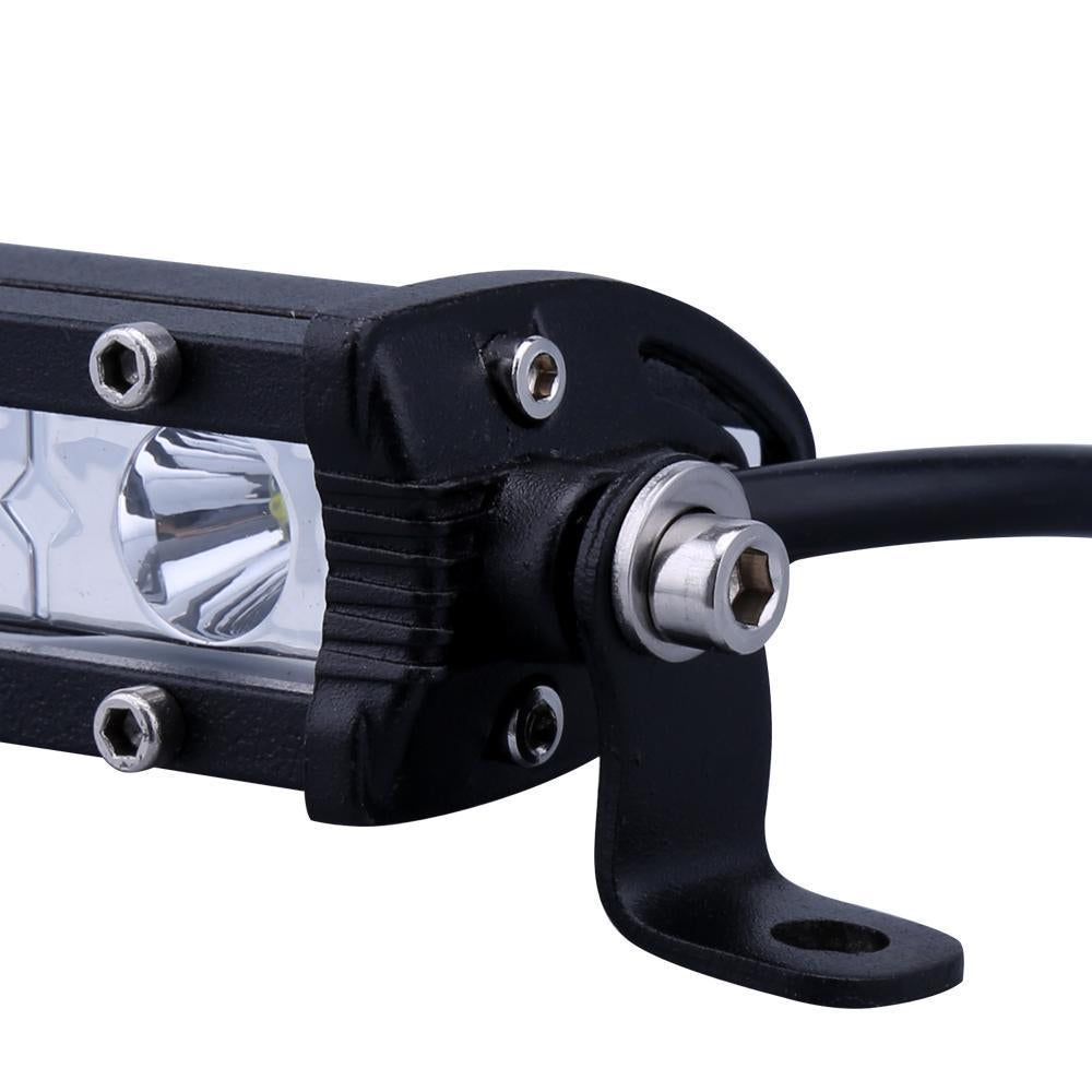 6 inch 24W Single row LED Light Bar Waterproof Offroad Cars
