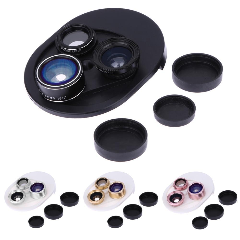 4 in 1 Clip-on Mobile Phone Camera Lens