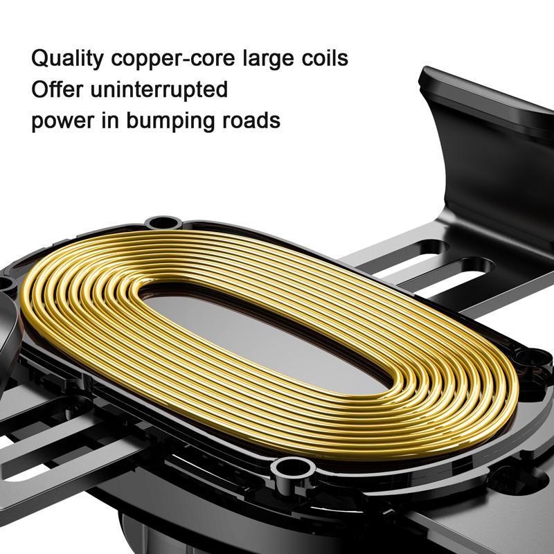 2-IN-1 Car Vent Phone Holder & Wireless Charger