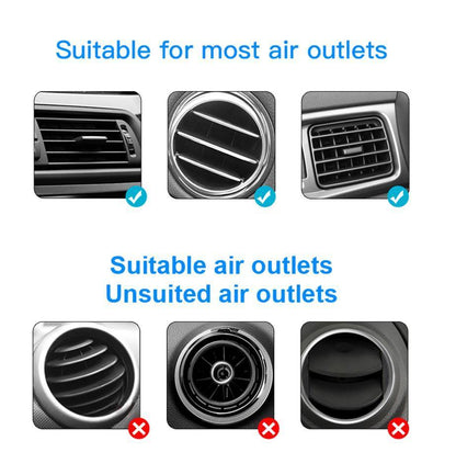 2-IN-1 Car Vent Phone Holder & Wireless Charger