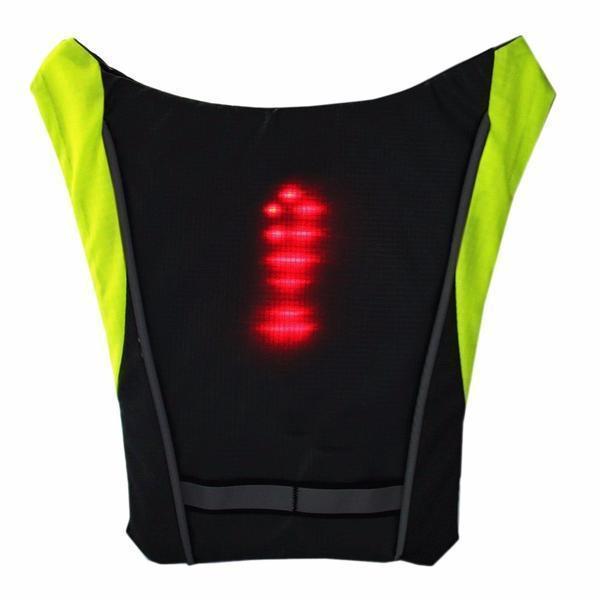 Turn Signal Cycling Reflective Safety LED Vest Cyclist Outdoor Waterproof