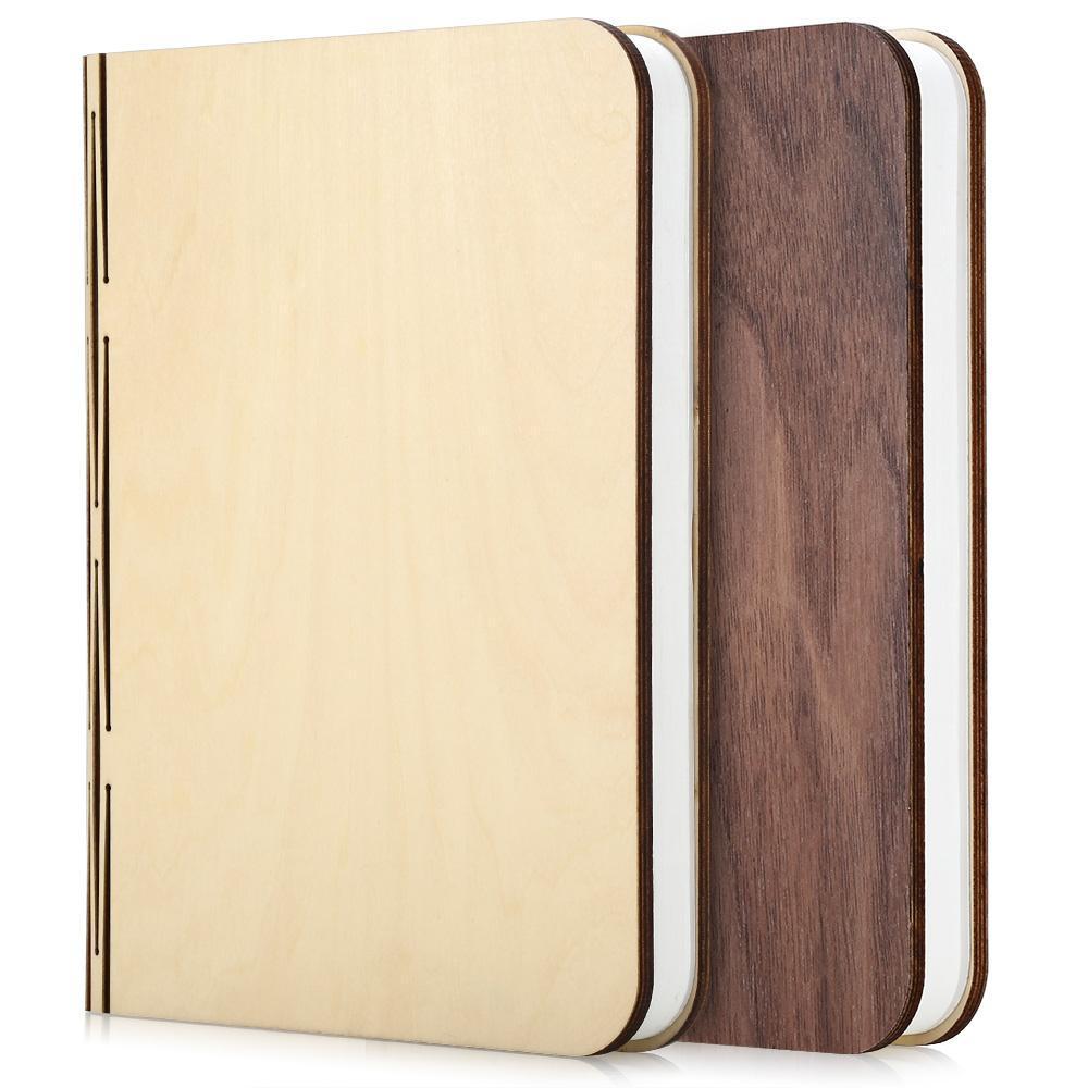 LED Foldable 360 Wooden Book Night Lamp Desk Light USB Rechargeable