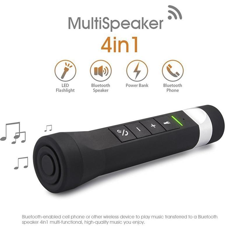 Wireless Bluetooth Speaker Flashlight Music Torch