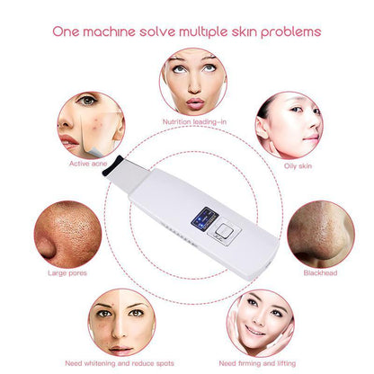 Ultrasonic Skin Scrubber Deep Face Cleaning Machine