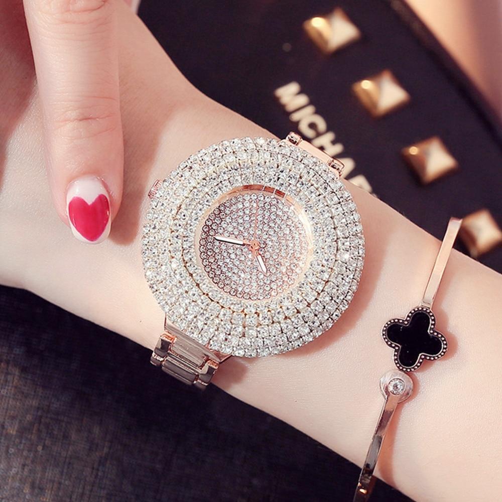 Designer Full Crystal Belt Ladies Watch