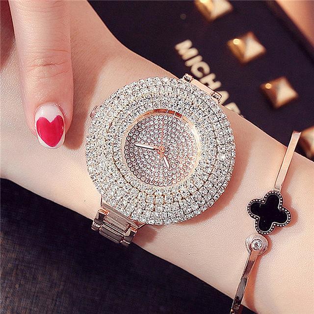 Designer Full Crystal Belt Ladies Watch