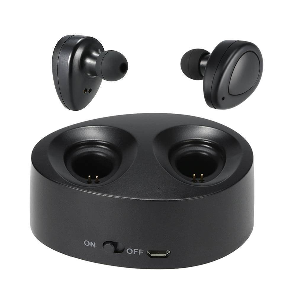 Wireless Bluetooth 4.1 In-ear Noise Cancelling Headphones with Charging Case