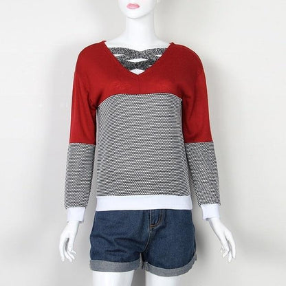 Reversible Hollow Out Knitted Sweater