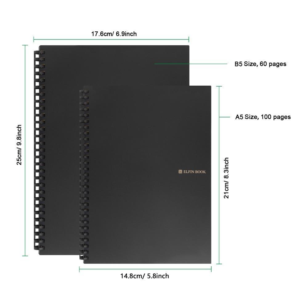 Elfinbook Reusable Notebook 2.0 + 1x Pilot Pen