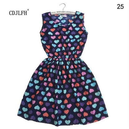Summer Autumn New Women Vestidos Casual Bohemian Floral Sleeveless Dresses