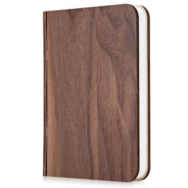 LED Foldable 360 Wooden Book Night Lamp Desk Light USB Rechargeable