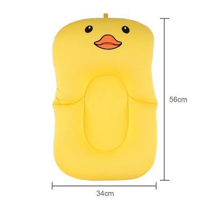 Foldable Baby Bath Mat Bath Tub Pad Safety Baby Shower Bath
