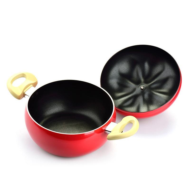 Fruit Color Ceramic Aluminum Frying Pan