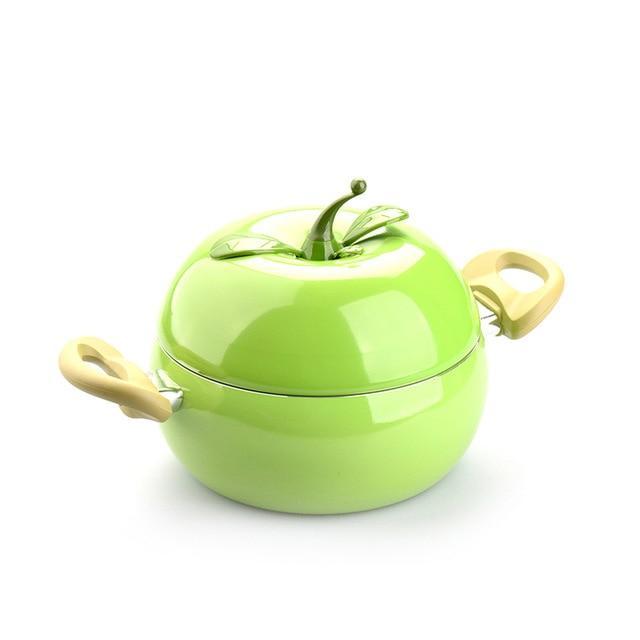Fruit Color Ceramic Aluminum Frying Pan