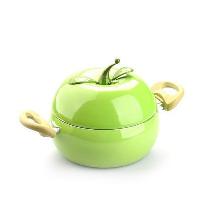 Fruit Color Ceramic Aluminum Frying Pan