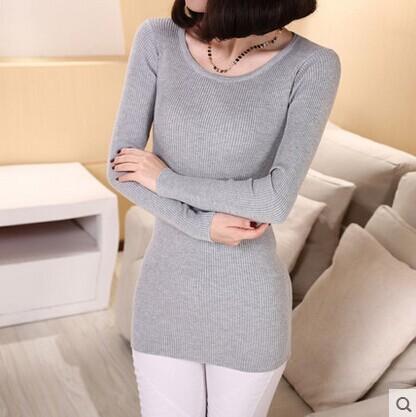 Long-Sleeve Knitted Sweater