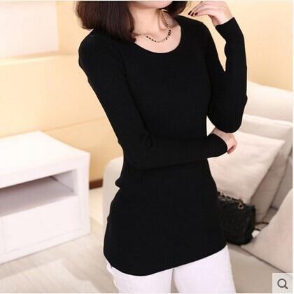 Long-Sleeve Knitted Sweater