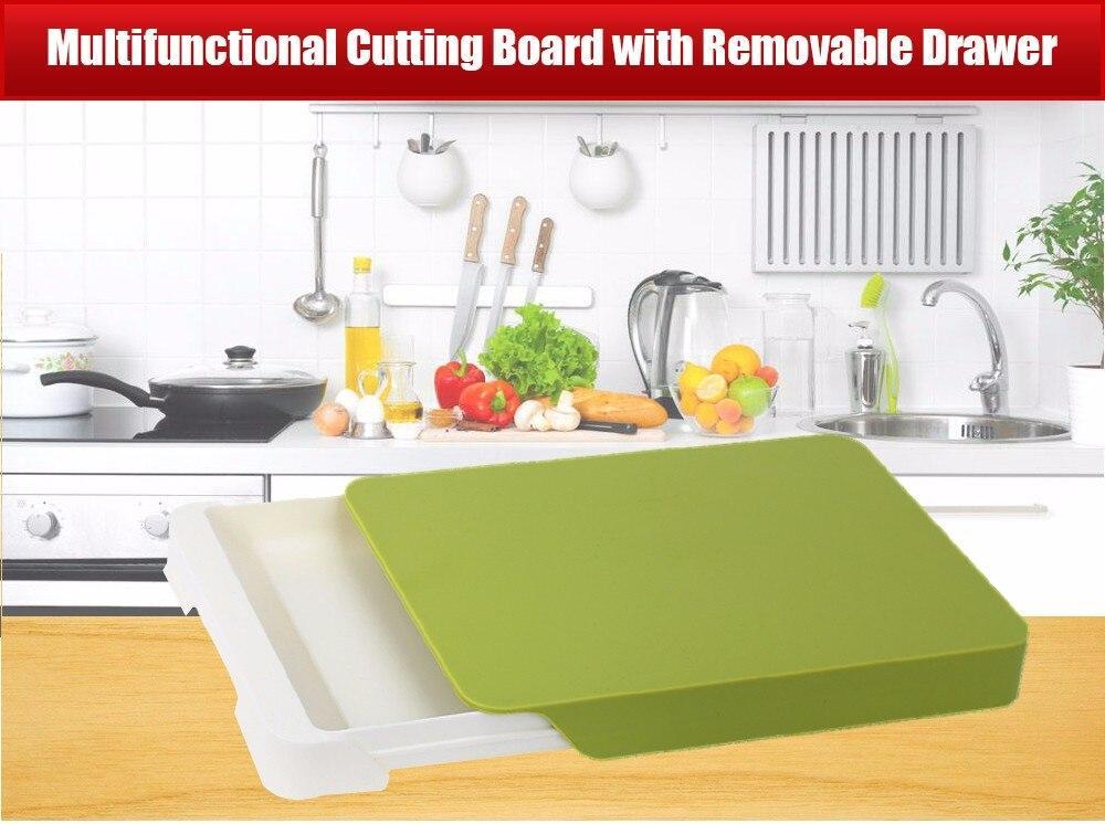 Cutting Board With Removable Drawer