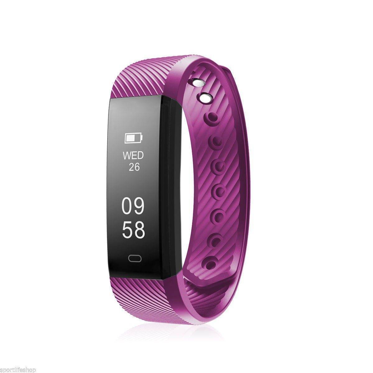 Bluetooth Smart Bracelet the Fitness Tracker Heart Rate Monitor
