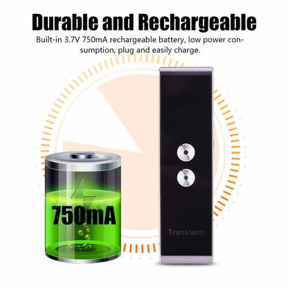 Portable Smart Voice Translator - Two-Way Real Time Multi-Language Translation