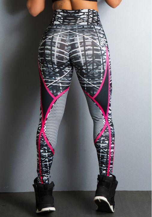 High Waist Leggings Womens Slim Elastic 3D Printed No Limit