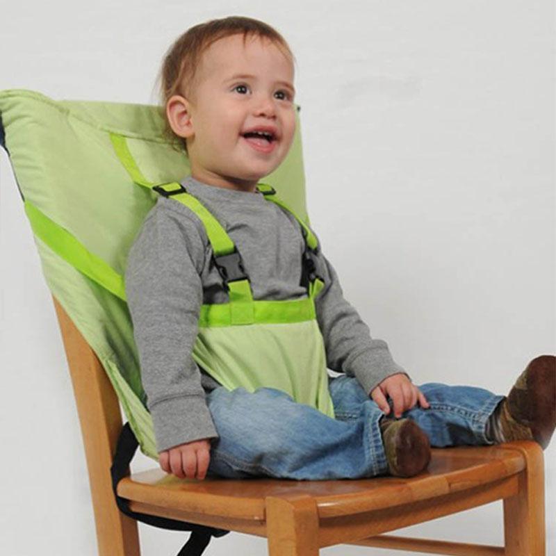 Portable Infant High chair Dining Foldable Baby Safety Seat With Belt