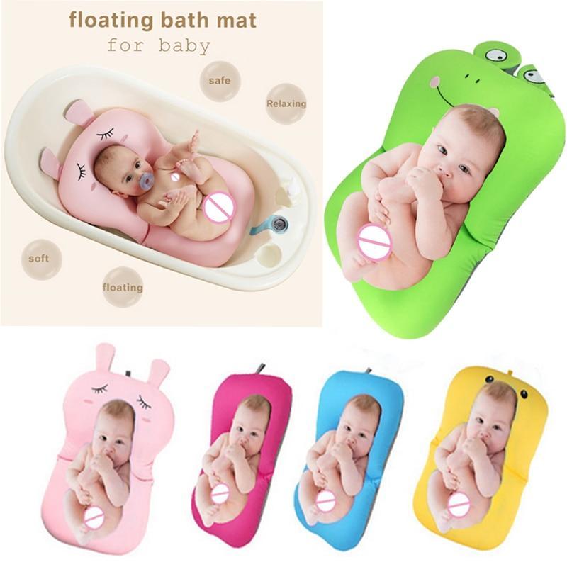 Foldable Baby Bath Mat Bath Tub Pad Safety Baby Shower Bath