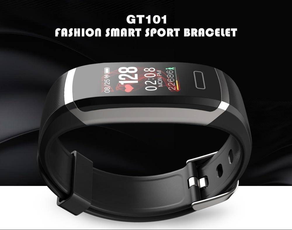 Fitness Tracker With Heart Rate Monitor - Waterproof Smart Wristband With Color Screen