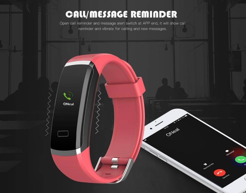 Fitness Tracker With Heart Rate Monitor - Waterproof Smart Wristband With Color Screen