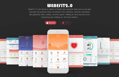Fitness Tracker With Heart Rate Monitor - Waterproof Smart Wristband With Color Screen