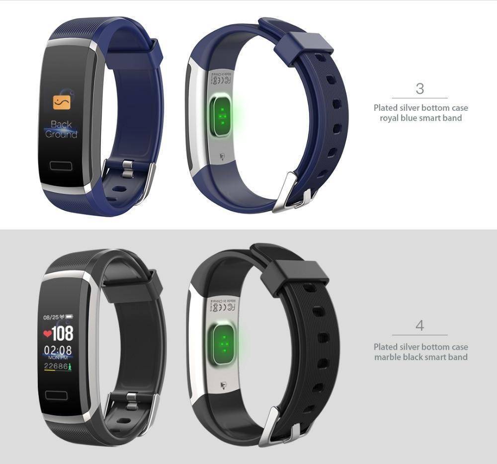 Fitness Tracker With Heart Rate Monitor - Waterproof Smart Wristband With Color Screen
