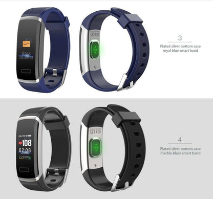 Fitness Tracker With Heart Rate Monitor - Waterproof Smart Wristband With Color Screen