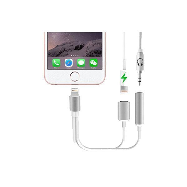 2 in 1 Headphone & Lightning Adapter for iPhone