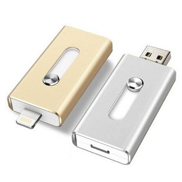 iOS Flash USB Drive - Two-sided Mini Storage Device