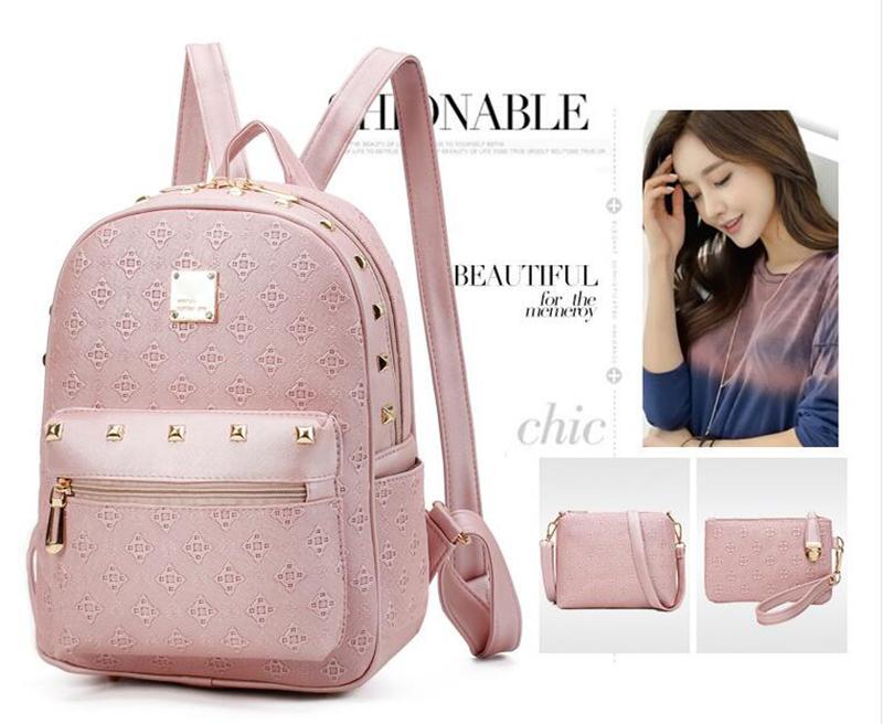 Fashion Women's Cute Bear Set Bag