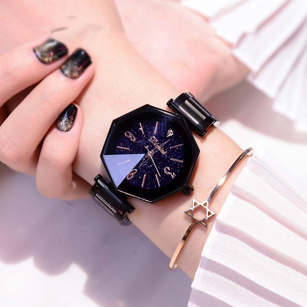 Black Exotic Premier Designer Swiss Quartz Women Watch