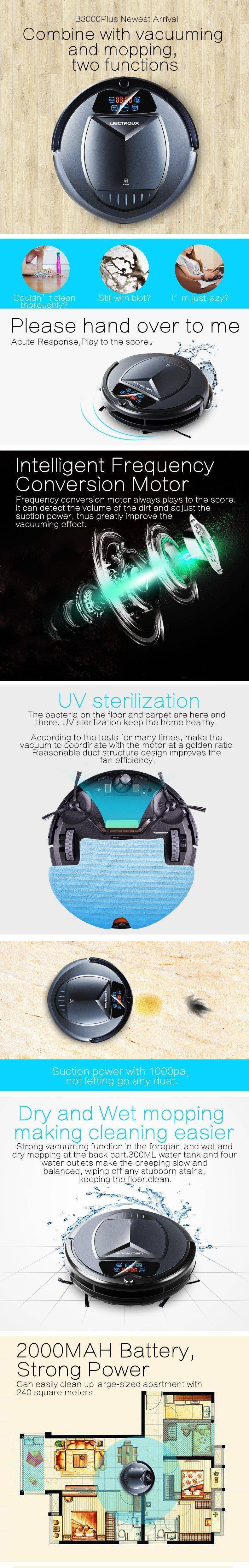 Wet and Dry Robot Vacuum Cleaner