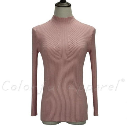 Women Turtleneck Knitted Sweater
