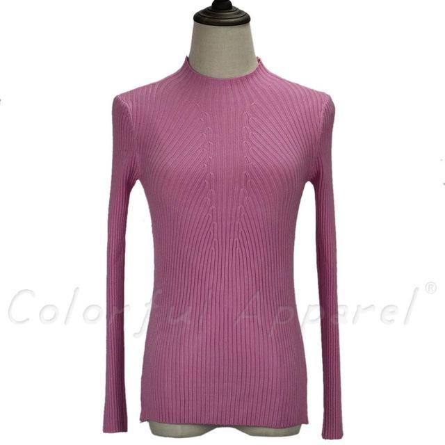 Women Turtleneck Knitted Sweater