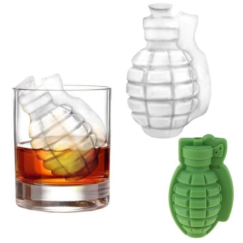 3D Grenade Shape Ice Mold