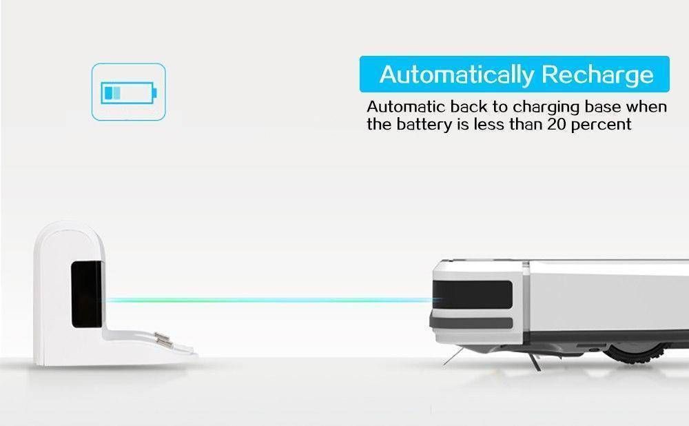Smart Robot Vacuum Cleaner With Wet/Dry Mopping