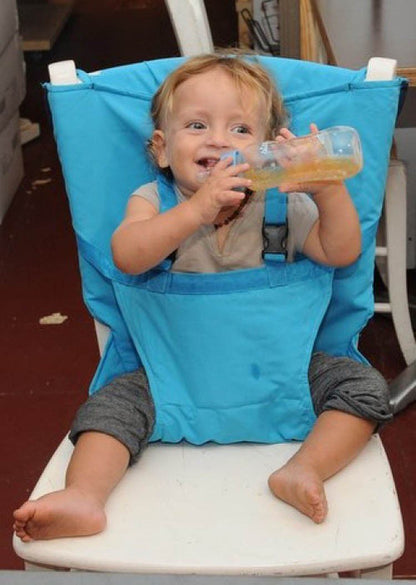 Portable Infant High chair Dining Foldable Baby Safety Seat With Belt